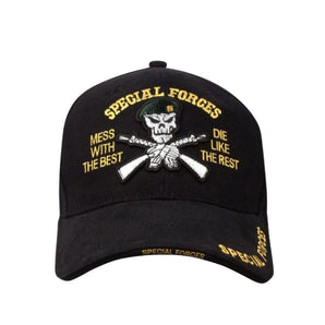 Gorro Negro Special Forces Calavera