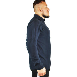 Polera Segunda Capa Con Cierre Azul