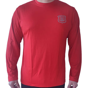 Polera Deportiva Modelo Ejército Manga Larga Hombre