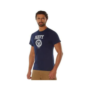Polera Diseño Usa Navy Emblem Manga Corta Azul Marino