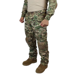 Pantalón Táctico De Combate Multicam Con Rodilleras