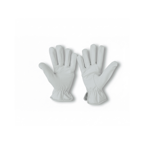 Guante De Cuero Blanco Femenino
