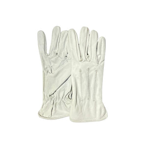 Guante De Cuero Blanco Femenino