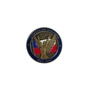 Moneda 50 Años Libertad 60 Mm